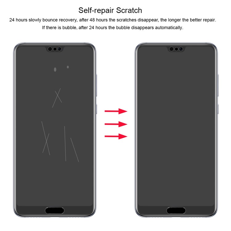 HAT PRINCE 0,1 Mm Anti-explosive Vollschutzfolie Für Huawei P20 Pro-3