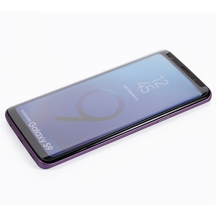 RURIHAI 3D Pegamento Completo UV Protector De Pantalla De Cristal Templado Líquido + Lámpara UV Para Samsung Galaxy S9 Plus SM-G965 - Transparente-4