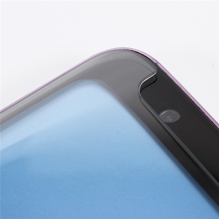 RURIHAI 3D Pegamento Completo UV Protector De Pantalla De Cristal Templado Líquido + Lámpara UV Para Samsung Galaxy S9 Plus SM-G965 - Transparente-5