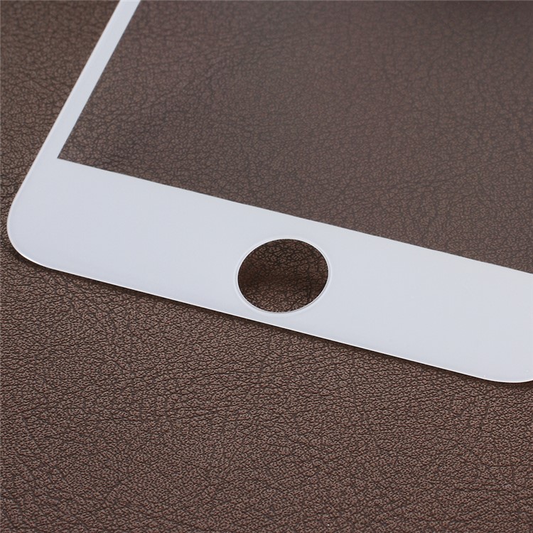 Impresión De Seda De Cobertura Completa 9D Protector De Pantalla De Cristal Templado Para El Iphone 8 Más / 7 Más 5.5 Pulgadas - Blanco-4