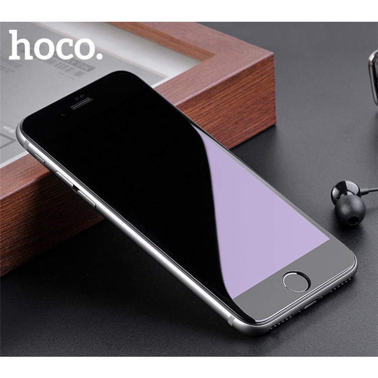 

HOCO Анти-синий Луч Закаленного Стекла Полный Размер Экрана Протектор Для Iphone 8 / 7 4,7 Дюйма - Черный, iPhone 8