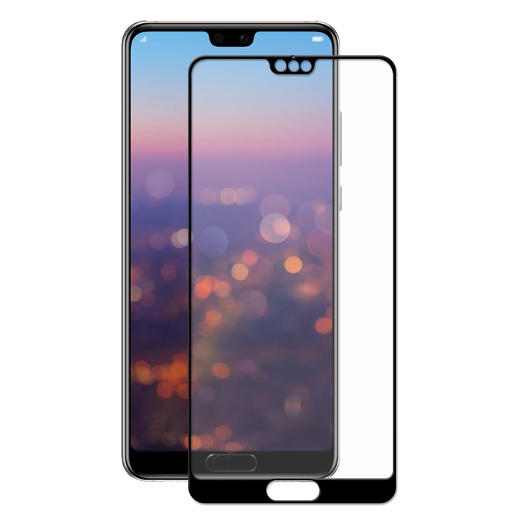 HAT PRINCE 0,26 Mm 2.5D Vollabdeckung Gehärtetem Glas Displayschutzfolie Für Huawei P20 Pro - Schwarz-2