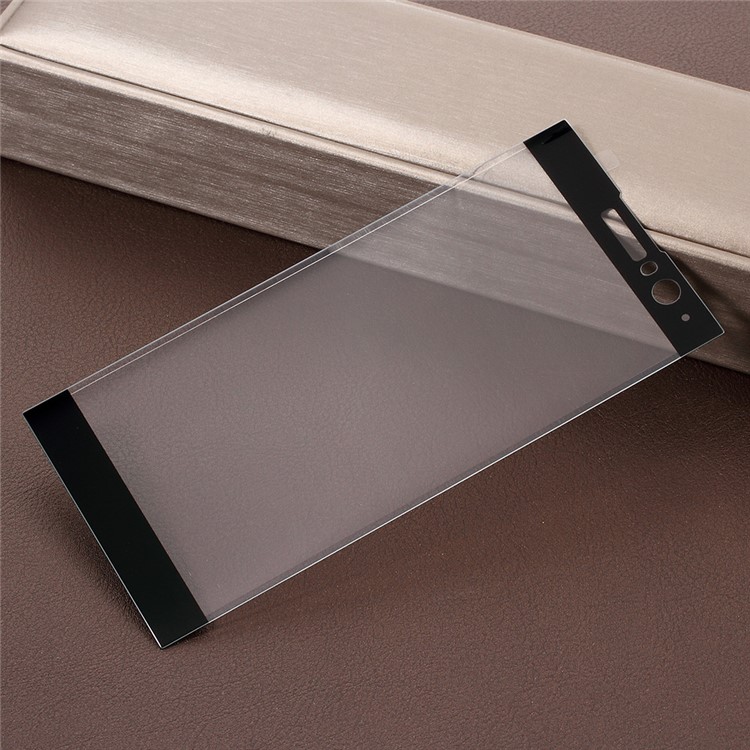 AMORUS Für Sony Xperia XA2 Klar Silk Print Komplette Abdeckung 3D Arc Rand Gehärtetem Glas Bildschirm Schutzfolie-4