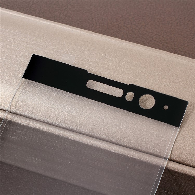 AMORUS Für Sony Xperia XA2 Klar Silk Print Komplette Abdeckung 3D Arc Rand Gehärtetem Glas Bildschirm Schutzfolie-5