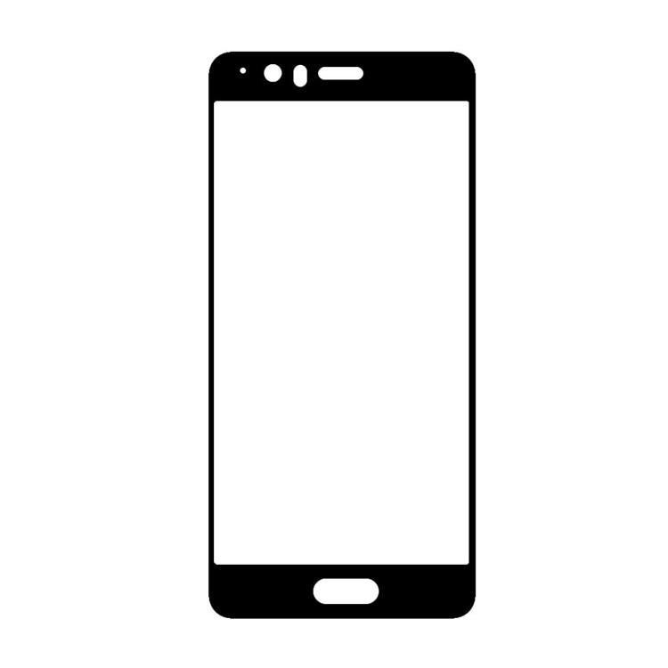 AMORUS Para Huawei P10 Limpar Impressão De Seda Completa Capa De Vidro Temperado Protetor De Tela-7