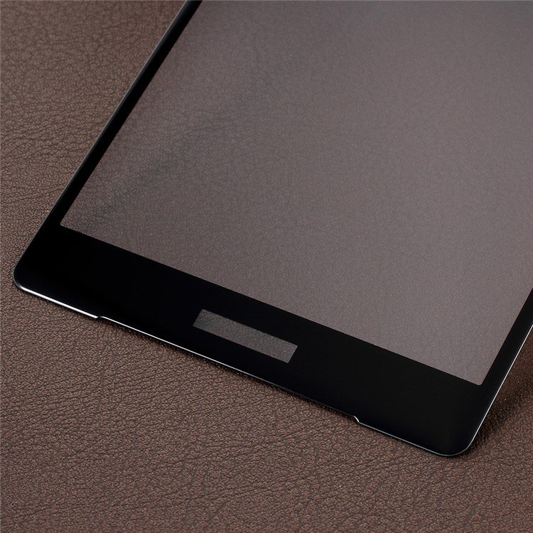 AMORUS Für Sony Xperia XZ2 Klar Silk Print Komplette Abdeckung 3D Arc Rand Gehärtetem Glas Bildschirm Schutzfolie-5