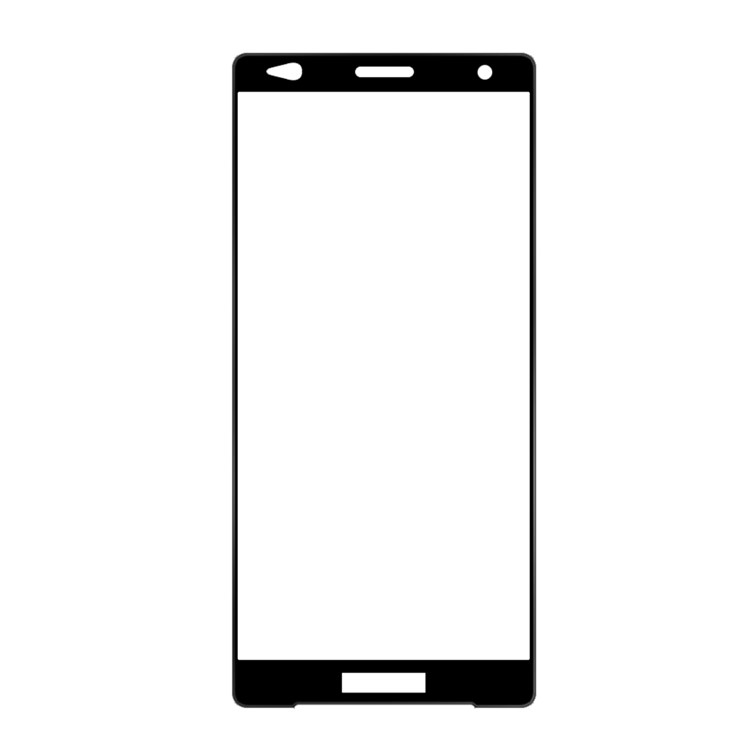 AMORUS Für Sony Xperia XZ2 Klar Silk Print Komplette Abdeckung 3D Arc Rand Gehärtetem Glas Bildschirm Schutzfolie-7