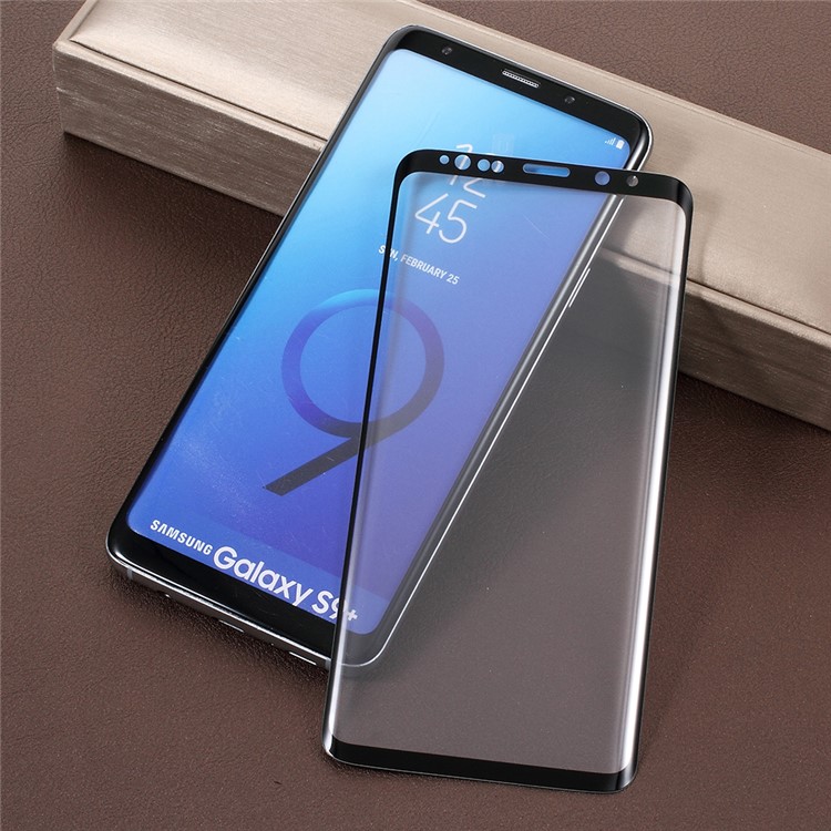 AMORUS 3D Curved Tempered Glass Screen Protector for Samsung Galaxy S9 Plus SM-G965 (Scaled-Down Version)-2
