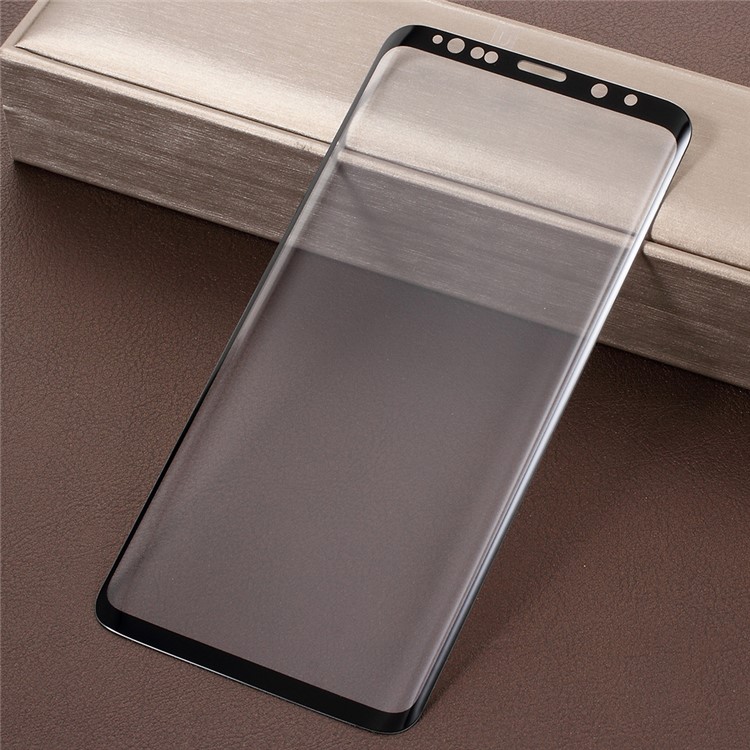 AMORUS 3D Curved Tempered Glass Screen Protector for Samsung Galaxy S9 Plus SM-G965 (Scaled-Down Version)-3