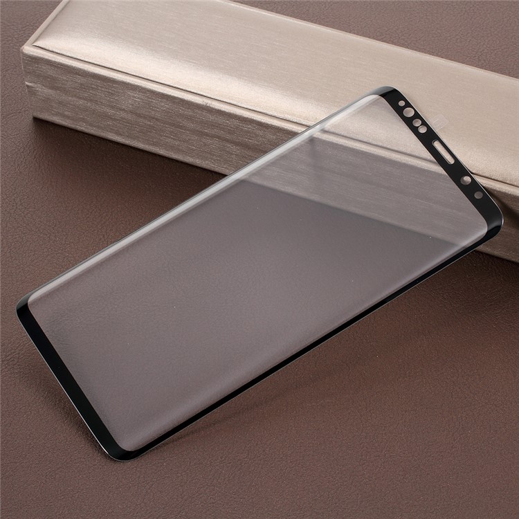 AMORUS 3D Curved Tempered Glass Screen Protector for Samsung Galaxy S9 Plus SM-G965 (Scaled-Down Version)-4