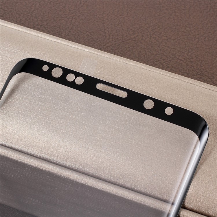 AMORUS 3D Curved Tempered Glass Screen Protector for Samsung Galaxy S9 Plus SM-G965 (Scaled-Down Version)-5
