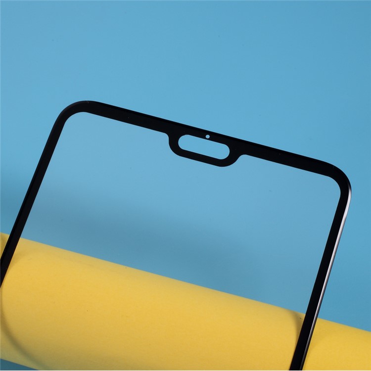 5D 9H Arc Bords Trempé Verre Pleine Taille Protecteur D'écran Pour Huawei P20 Pro - Noir-4