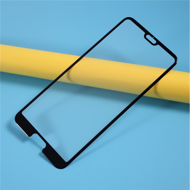 5D 9H Arc Bords Trempé Verre Pleine Taille Protecteur D'écran Pour Huawei P20 Pro - Noir-6