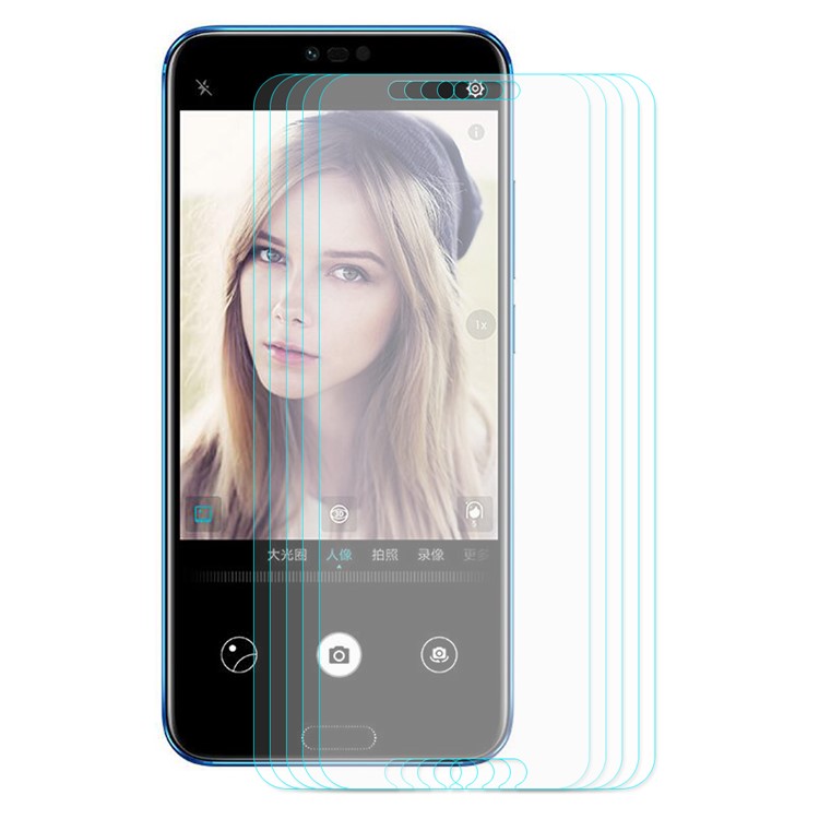 5PCS/Set HAT PRINCE 0.26mm 9H 2.5D Arc Edge Tempered Glass Screen Protector for Huawei Honor 10-2