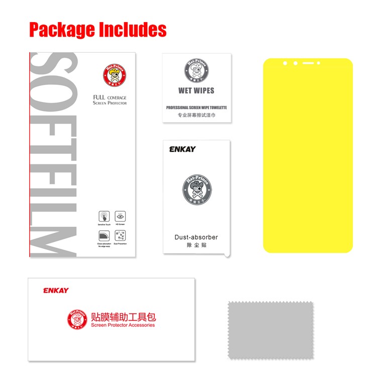 HAT PRINCE 0.1mm Anti-explosion Full Coverage Screen Protector for Huawei Y9 (2018)/Enjoy 8 Plus-7