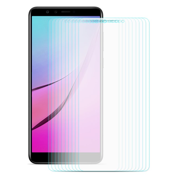 ENKAY 10PCS/Set 0.26mm 9H 2.5D Arc Edge Tempered Glass Screen Protectors for Huawei Y9 (2018)/Enjoy 8 Plus-2