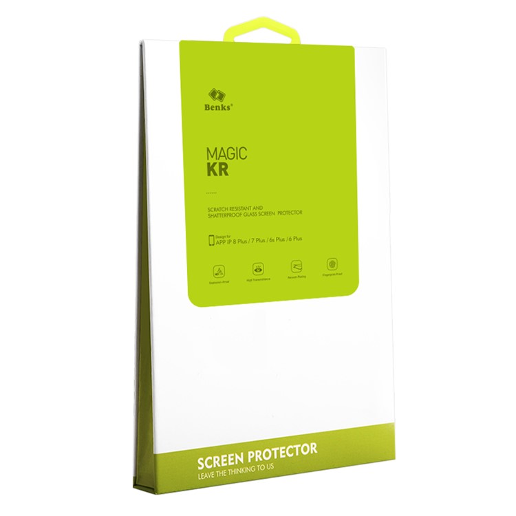 BENKS Magic KR 0.15mm Tempered Glass Screen Protector for 8 Plus / 7 Plus / 6s Plus / 6 Plus 5.5 inch-6