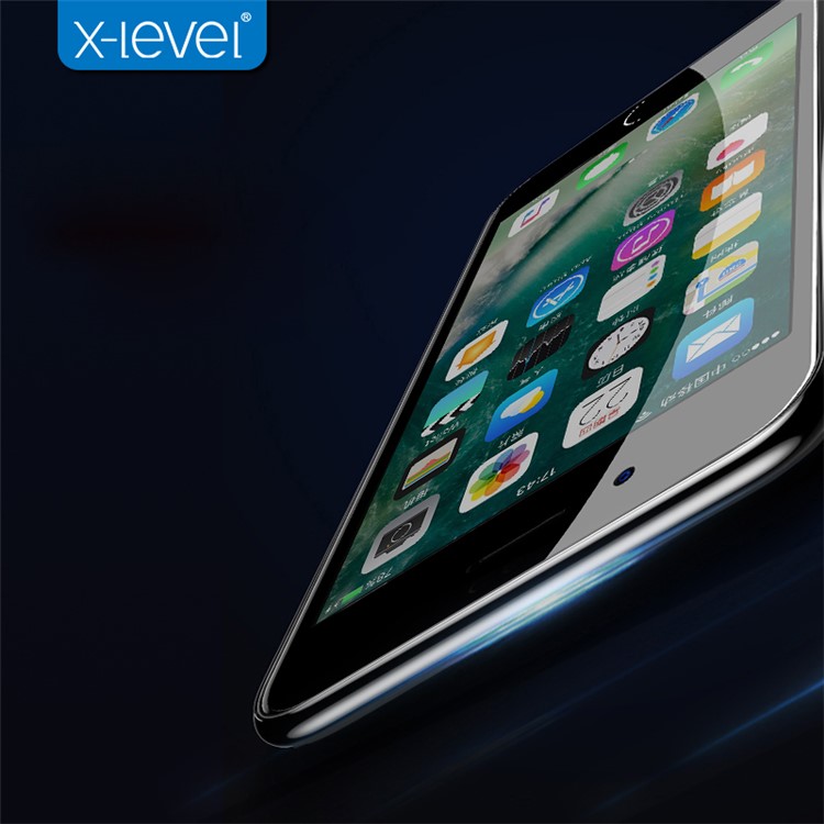 X-LEVEL Anti-blue-ray 3D Soft PET Edges Tempered Glass Full Screen Protector for iPhone 8 Plus/7 Plus 5.5 inch - Black-2