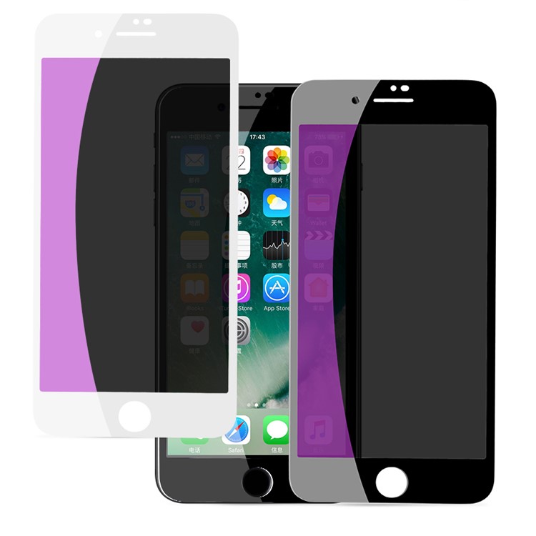 X-LEVEL Anti-blue-ray 3D Soft PET Edges Tempered Glass Full Screen Protector for iPhone 8 Plus/7 Plus 5.5 inch - Black-6