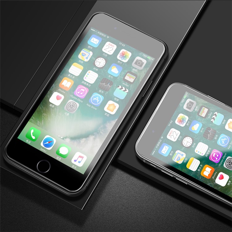 X-LEVEL Anti-blue-ray 3D Soft PET Edges Tempered Glass Full Screen Protector for iPhone 8 Plus/7 Plus 5.5 inch - Black-8