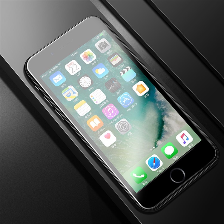 X-LEVEL Anti-blue-ray 3D Soft PET Edges Tempered Glass Full Screen Protector for iPhone 8 Plus/7 Plus 5.5 inch - Black-9