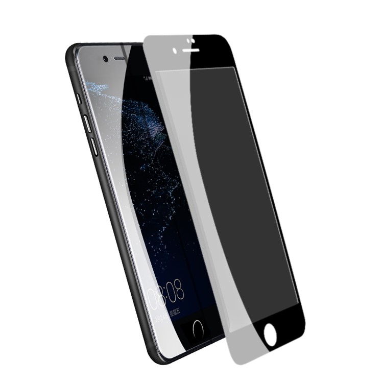 X-LEVEL Anti-peep 3D 0.26mm Soft PET Edges Tempered Glass Full Screen Protector for iPhone 7 Plus/8 Plus 5.5 inch - Black-1