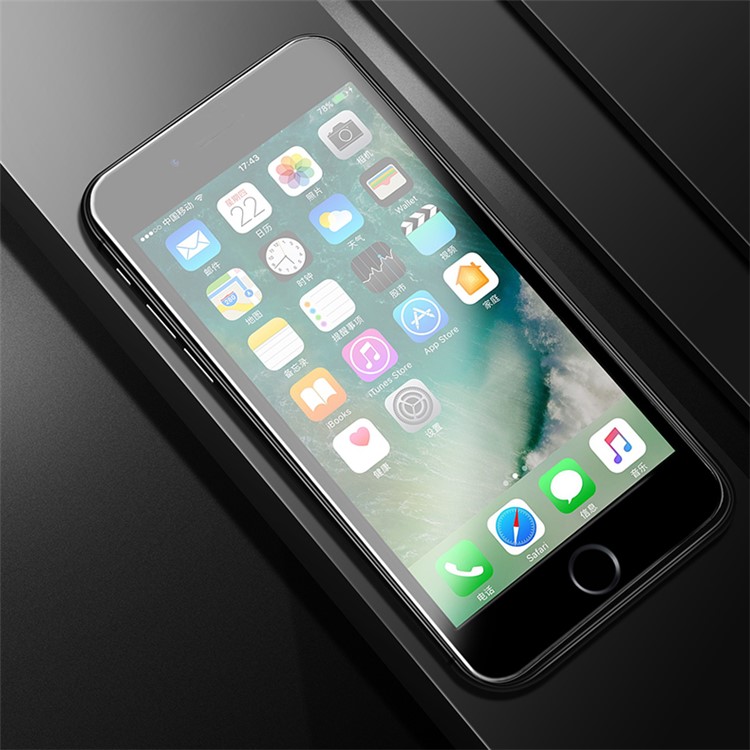 X-LEVEL Anti-peep 3D 0.26mm Soft PET Edges Tempered Glass Full Screen Protector for iPhone 7 Plus/8 Plus 5.5 inch - Black-10