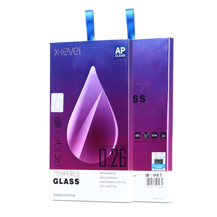 X-LEVEL Anti-peep 3D 0.26mm Soft PET Edges Tempered Glass Full Screen Protector for iPhone 7 Plus/8 Plus 5.5 inch - Black-11