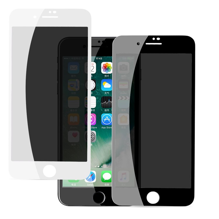 X-LEVEL Anti-peep 3D 0.26mm Soft PET Edges Tempered Glass Full Screen Protector for iPhone 7 Plus/8 Plus 5.5 inch - Black-7
