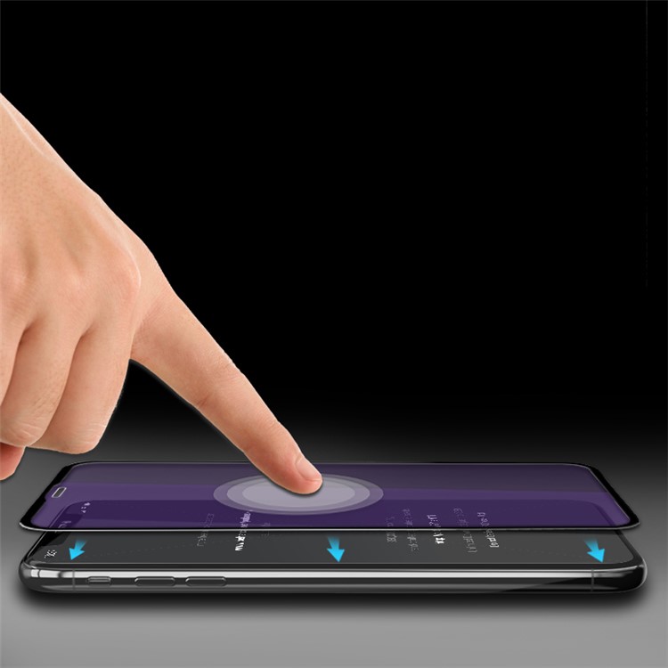 X-LEVEL Anti-blue-ray 3D 0.26mm Soft PET Edges Tempered Glass Full Screen Protector for iPhone X(Ten) 5.8 inch-5