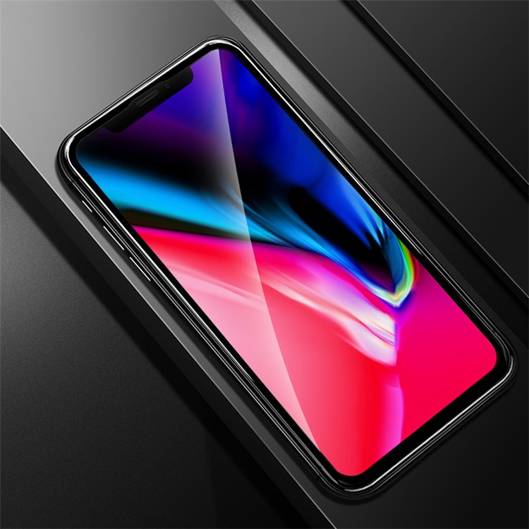 X-LEVEL Anti-blue-ray 3D 0.26mm Soft PET Edges Tempered Glass Full Screen Protector for iPhone X(Ten) 5.8 inch-9