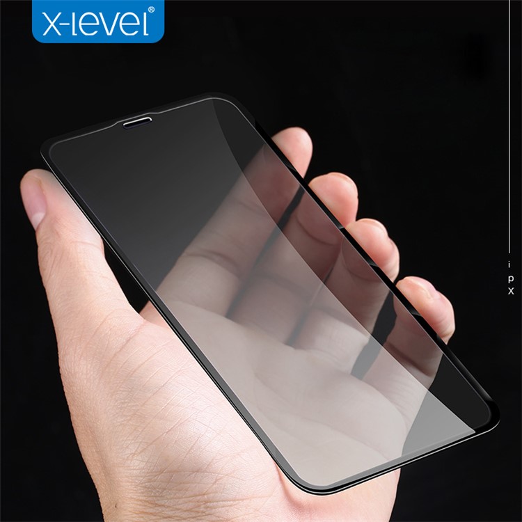 X-LEVEL Anti-peep 3D 0.26mm Soft PET Edges Full Coverage Tempered Glass Screen Protector Film for iPhone 7 Plus/8 Plus 5.5 inch - White-3