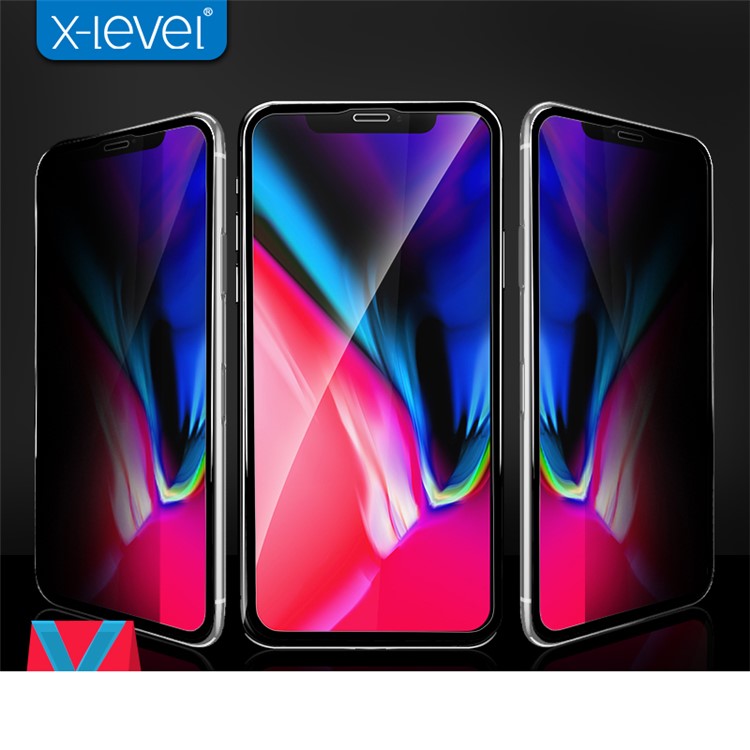 X-LEVEL Anti-peep 3D 0.26mm Soft PET Edges Full Coverage Tempered Glass Screen Protector Film for iPhone 7 Plus/8 Plus 5.5 inch - White-6