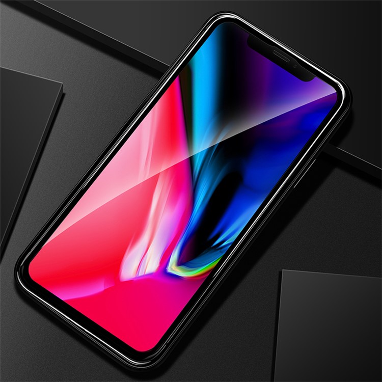 X-LEVEL Anti-peep 3D 0.26mm Soft PET Edges Full Coverage Tempered Glass Screen Protector Film for iPhone 7 Plus/8 Plus 5.5 inch - White-9