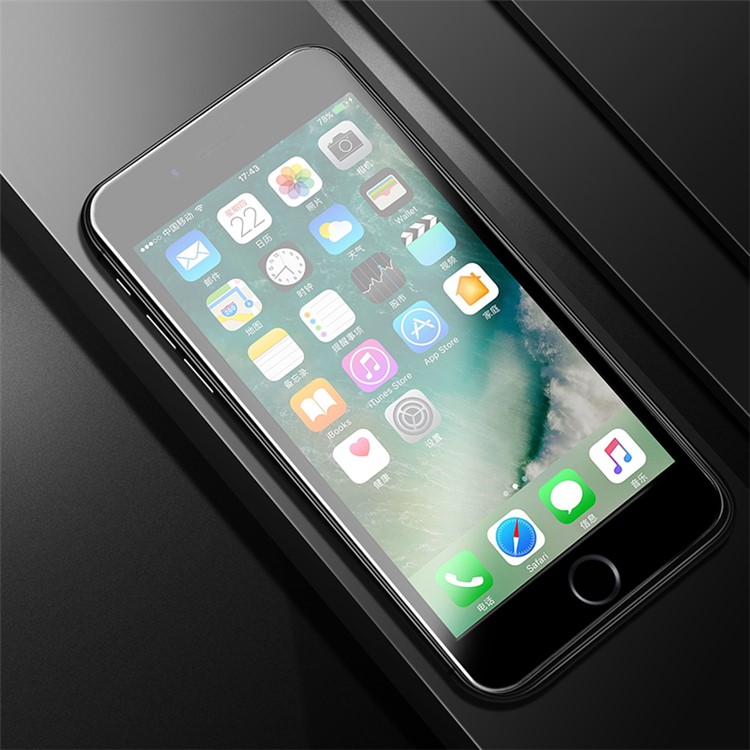X-LEVEL HD 0.26mm Soft PET Edges Full Coverage Tempered Glass Screen Protector Film for iPhone 8 Plus/7 Plus 5.5 inch - Black-7