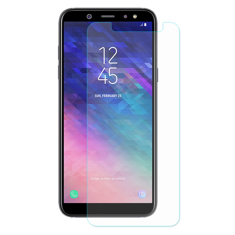 0.3mm Tempered Glass Screen Protector Arc Edge for Samsung Galaxy A6+ (2018)-1