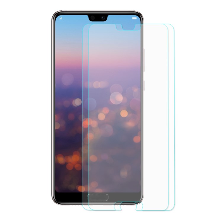 2Pcs/Lot HAT PRINCE for Huawei P20 Pro 0.26mm 9H 2.5D Arc Edge Tempered Glass Screen Protector-2