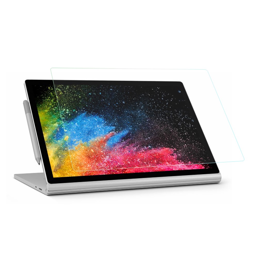 0.3mm Tempered Glass Screen Protector Guard Film for Microsoft Surface Book 2 15'' Arc Edge-1