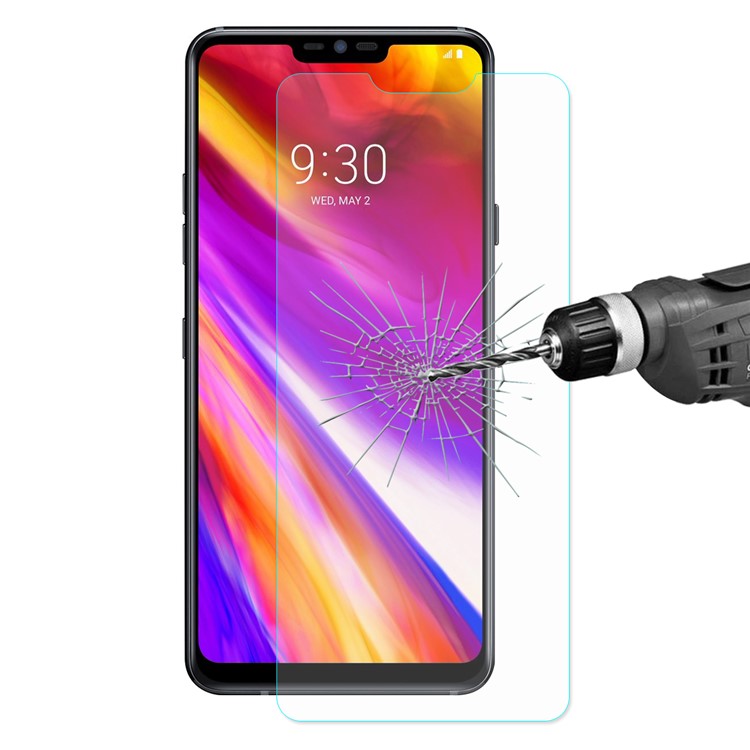 ENKAY 0.26mm 9H 2.5D Arc Edge Tempered Glass Screen Protector Film for LG G7 ThinQ-1