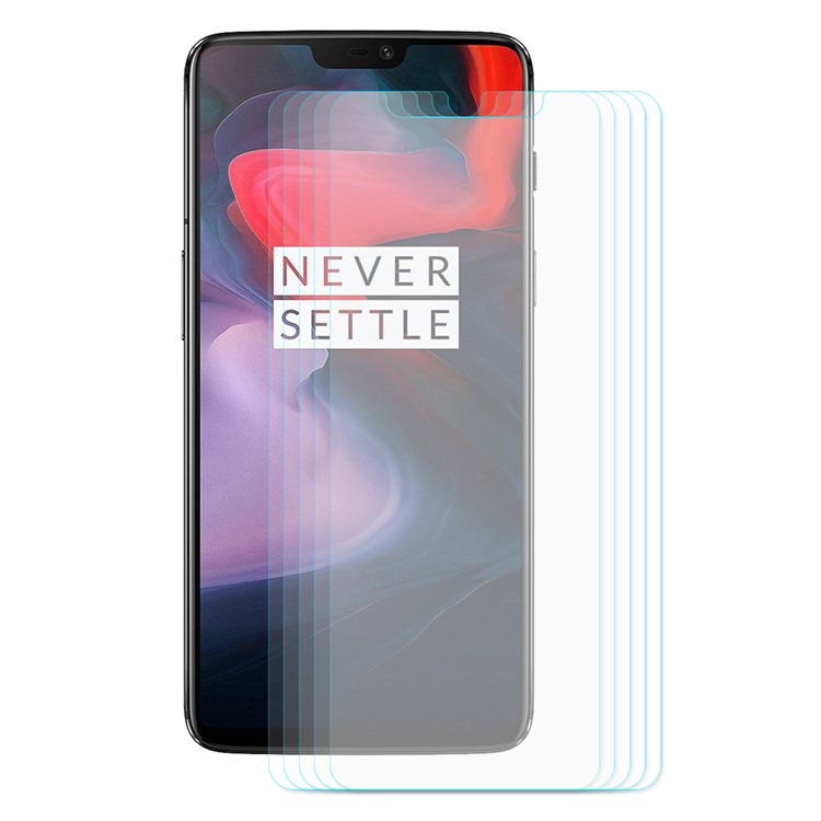 5PCS/Lot ENKAY 0.26mm 9H 2.5D Arc Edge Tempered Glass Screen Protector Film for OnePlus 6-2