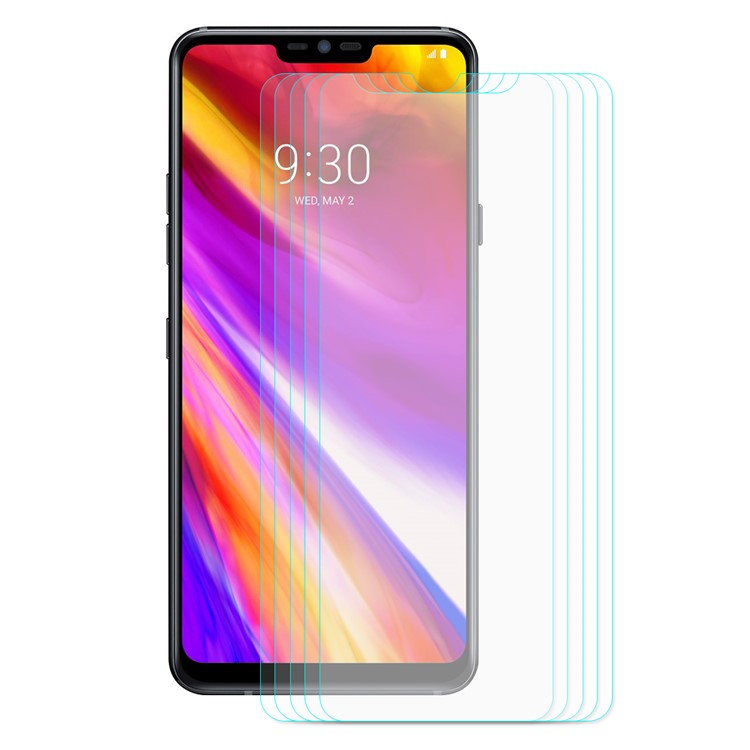 5PCS HAT PRINCE for LG G7 ThinQ 0.26mm 9H 2.5D Tempered Glass Screen Guard Films-2