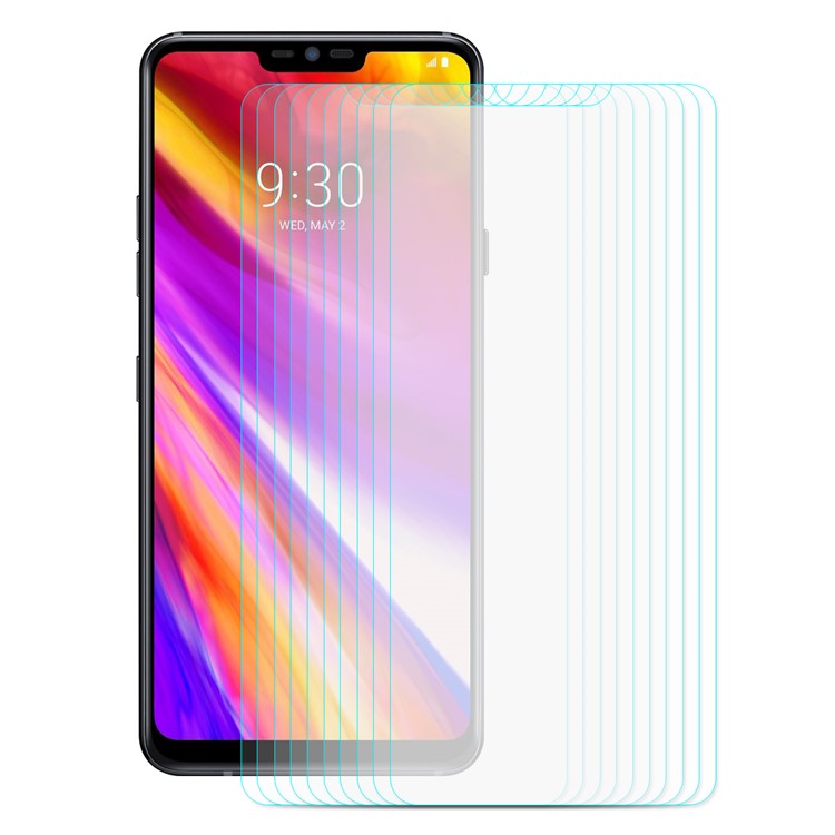 ENKAY 10PCS/Set 0.26mm 9H 2.5D Arc Edge Tempered Glass Screen Protectors for LG G7 ThinQ-2