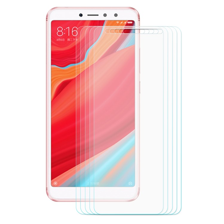 5PCS/Set HAT PRINCE 0.26mm 9H 2.5D Arc Edge Tempered Glass Screen Guard Film for Xiaomi Redmi S2-2