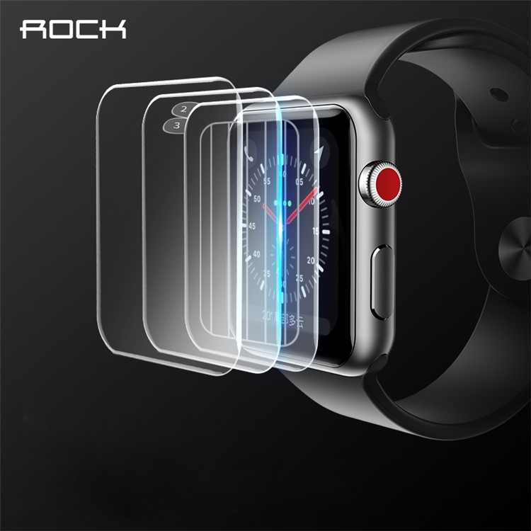 2PCS ROCK Anti-explosão Soft Hydrogel Protetor De Tela De Tamanho Completo Para A Apple Assista Série 3 / 2 38 Mm-2
