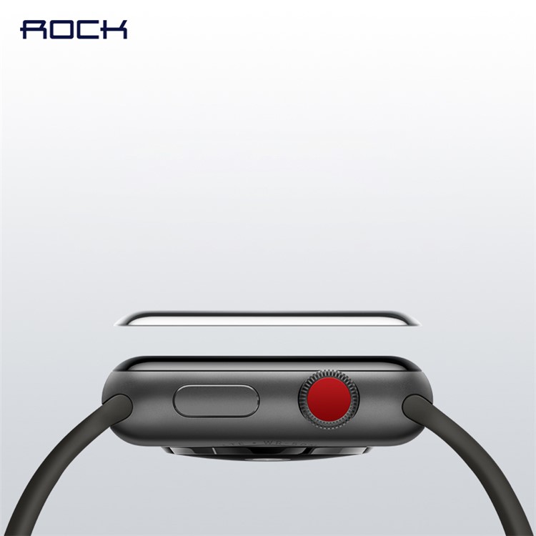 2PCS ROCK Anti-explosão Soft Hydrogel Protetor De Tela De Tamanho Completo Para A Apple Assista Série 3 / 2 38 Mm-4