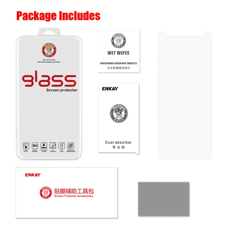 HUT PRINCE Für Samsung Galaxy S9 G960 0,26 Mm 9 H 2.5D Arc Rand Gehärtetem Glas Displayschutzfolie-4