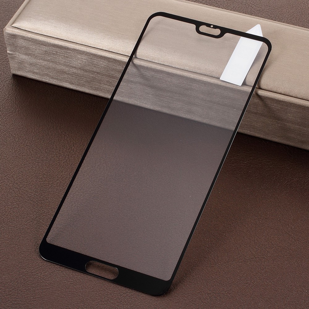 RURIHAI Solid Defense Tempered Glass Screen Protector for Huawei P20 Pro - Black-2