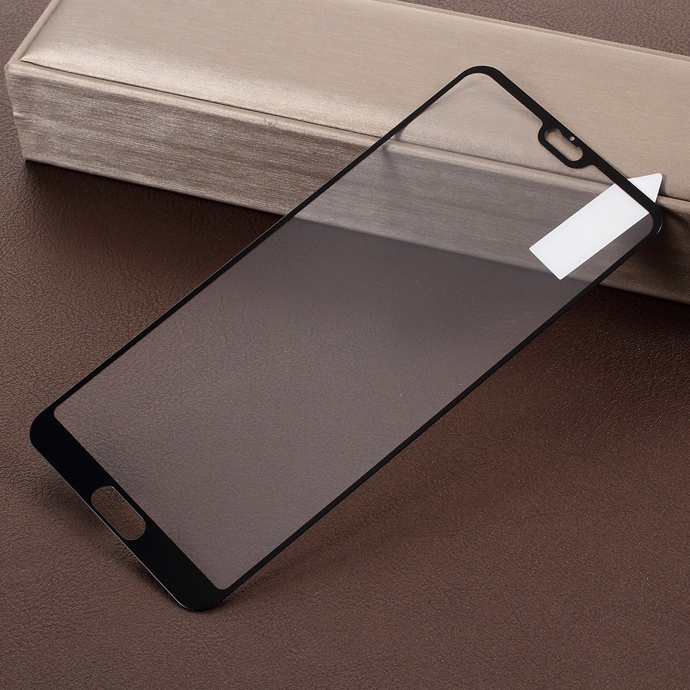 RURIHAI Solid Defense Tempered Glass Screen Protector for Huawei P20 Pro - Black-3