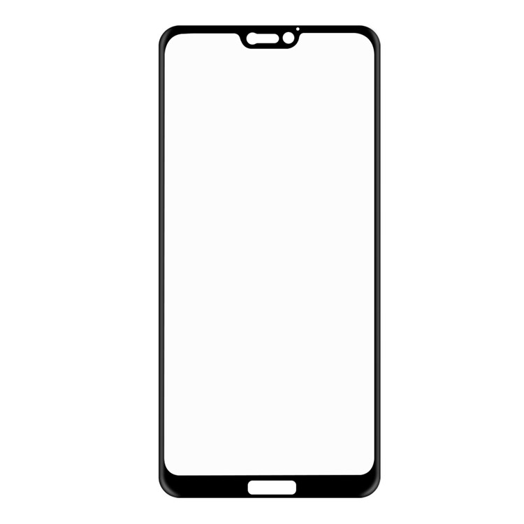 HAT PRINCE 3D Full Screen Tempered Glass Protector Film with Soft Carbon Fiber Edge for Huawei P20 Lite / Nova 3e - Black-5
