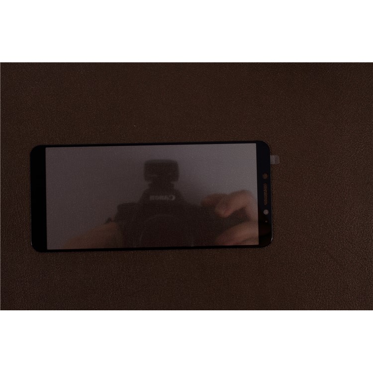Para O Desejo De HTC 12 Impressão De Seda Temperado Filme De Proteção De Tela De Cobertura Completa - Preto-6